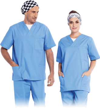 Unisex medicinska srajca HOSPITAL BLUE
