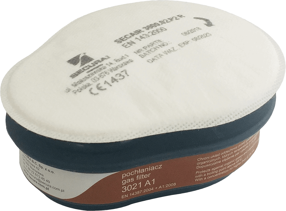 Filter proti plinom in prahu A1P2 SECURA Filter proti plinom in prahu A1P2 SECURA
