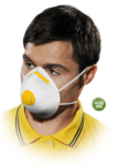 Respirator z ventilom EASY FFP1 brez kovinskih delov, 20 kosov