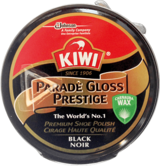 Črna krema za čevlje KIWI 50 ml