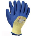 Delovne lateksne rokavice GRIP BLUE