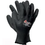 Delovne lateksne rokavice DRAGO BLACK