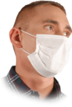 Higienske maske 100 kosov SMART, bele