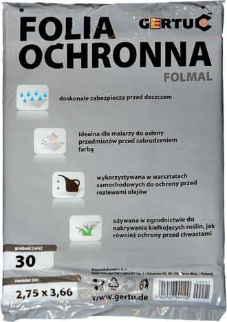 Zaščitna folija GERTUC 2,75 x 3,66 m