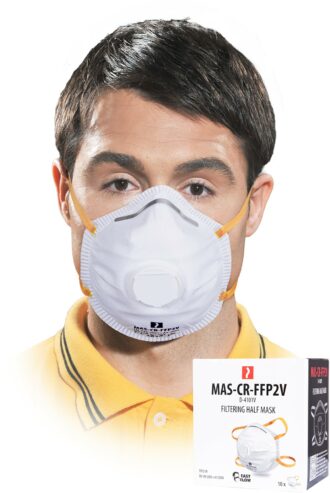 Respirator z izdihovalnim ventilom EASY CR FFP2, 10 kosov