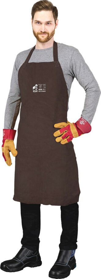 Usnjeni delovni predpasnik za varilce WELD BROWN 60 x 90 cm