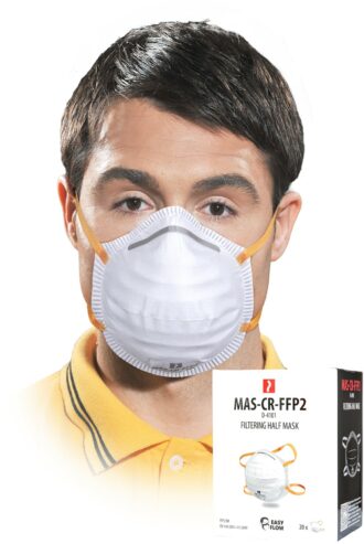 Respirator brez izdihalnega ventila EASY CR FFP2, 20 kosov