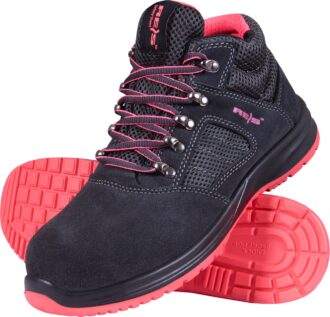 Ženski delovni čevlji do gležnjev STORK PINK S1
