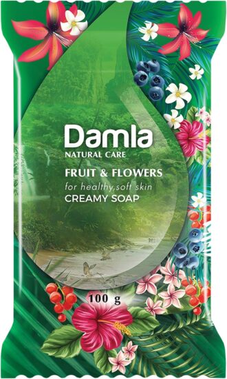 Trdno vlažilno milo DAMLA OK 100 g FLOWER