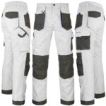 Delovne hlače do pasu PROFI COOL WHITE 2.0