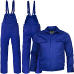 Delovni komplet z naramnicami ALFA BLUE