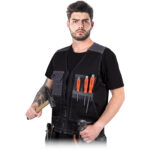 Delovni telovnik HARDER BLACK 2.0 za monterje