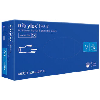 Zdravstvene nitrilne rokavice Nitrylex® basic, brez pudra