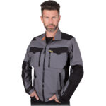Bombažna jakna z elastanom HARVER AIR GREY