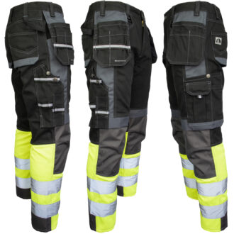 Bombažne odsevne hlače HAYER BLACK HIVIS