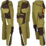 Delovne hlače do pasu NEWAGE KHAKI BROWN