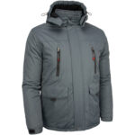 Zimska delovna jakna s kapuco NORWAY GREY