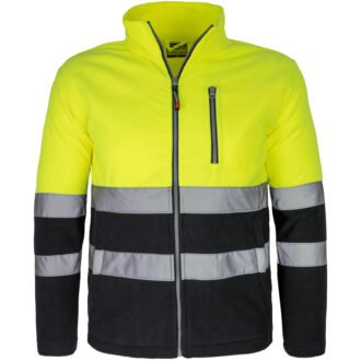 Delovni pulover iz flisa PROFI HIVIS BLACK