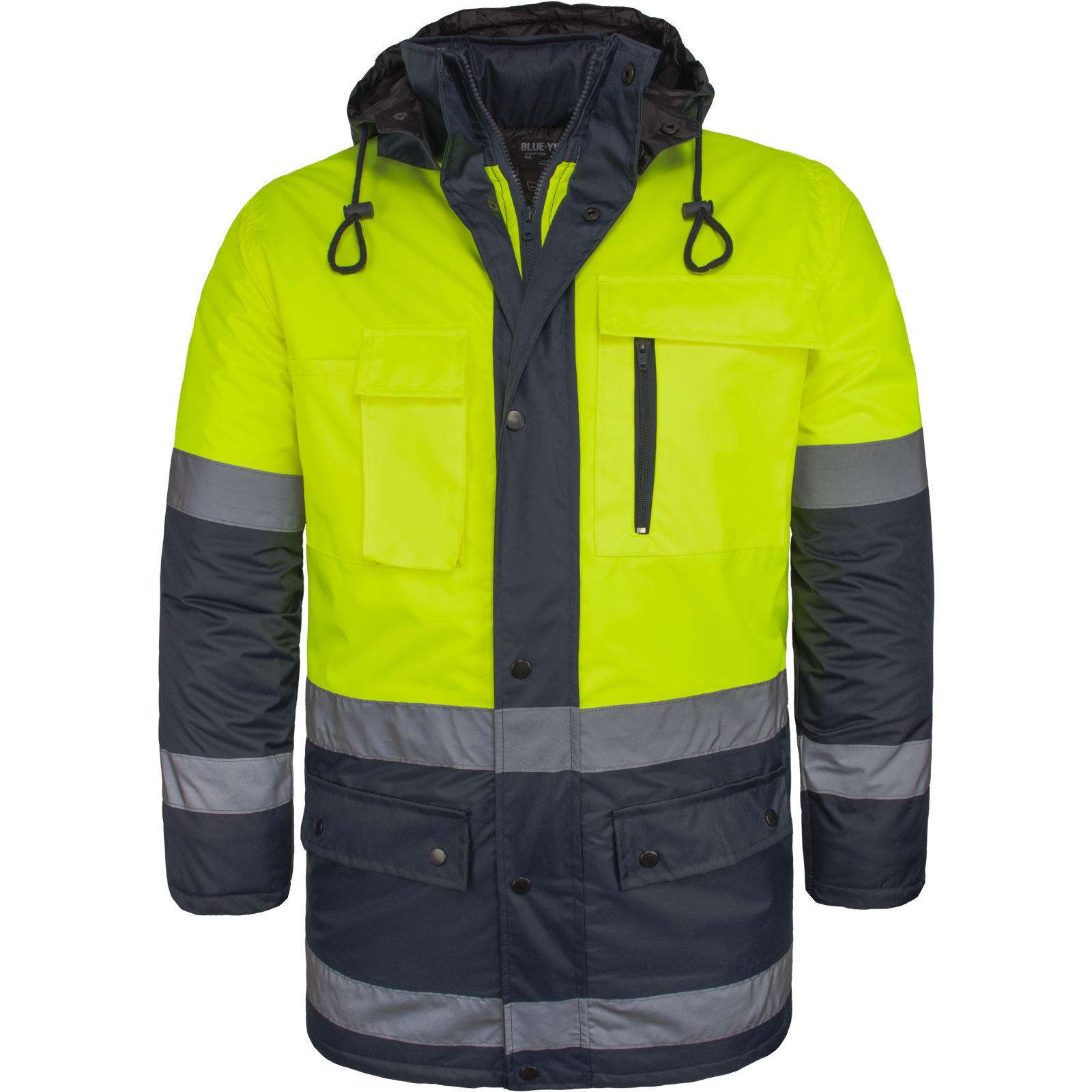 Odsevna delovna jakna PRO HIVIS YELLOW Odsevna delovna jakna PRO HIVIS YELLOW