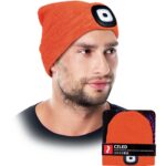Zimska kapa z LED svetilko SHINE ORANGE