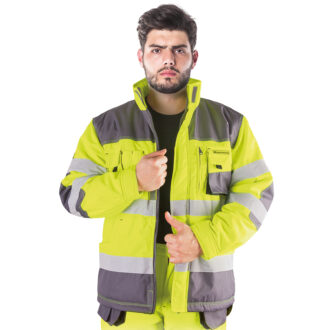 Zimska odsevna jakna PROFI HIVIS