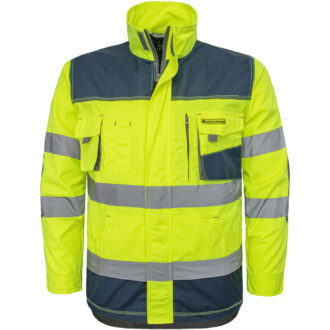 Odsevna delovna jakna PROFI HIVIS NAVY
