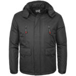 Zimska delovna jakna s kapuco NORWAY BLACK