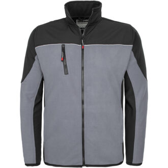 Delovna softshell jakna iz flisa SHELL GREY