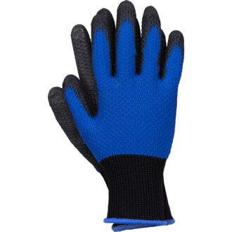Delovne rokavice, pomočene v PU HEXA OX BLUE
