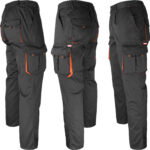 Delovne hlače z elastanom MANNLAND BLACK