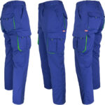 Delovne hlače z elastanom MANNLAND ROYAL LIME