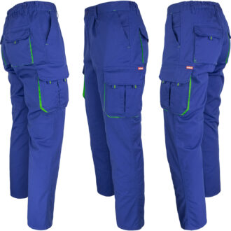 Delovne hlače z elastanom MANNLAND ROYAL LIME