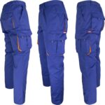 Delovne hlače z elastanom MANNLAND ROYAL ORANGE