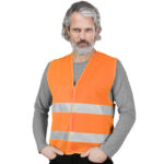 Odsevni telovnik LUMI ORANGE
