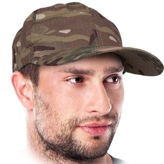 Taktična vojaška kapa s šiltom Tactical Guard MULTICAMO