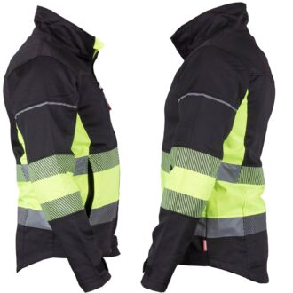 Elastična delovna jakna MANNLAND HIVIS BLACK