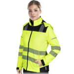 Ženska odsevna delovna jakna s kapuco VOLT HIVIS