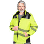 Odsevna, toplotno izolirana delovna jakna s kapuco VOLT HIVIS