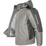 Zimska delovna jakna s kapuco BLIZZARD GREY