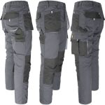 Delovne hlače do pasu FOXI DARK GREY