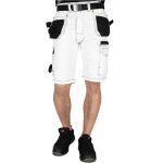 Delovne kratke hlače JEANS WORK WHITE