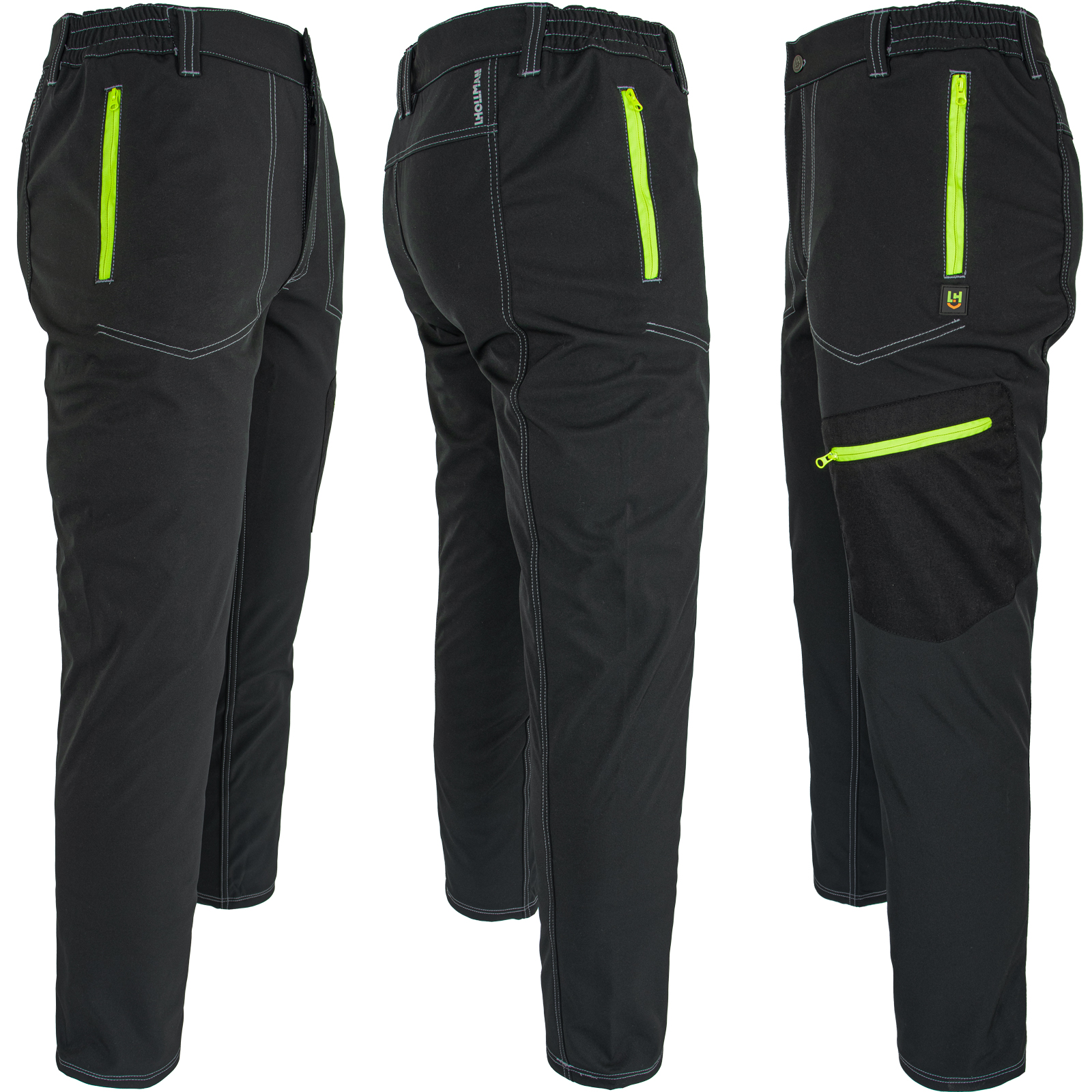 Delovne softshell hlače ORKAN BLACK Delovne softshell hlače ORKAN BLACK