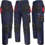 Delovne hlače do pasu PROFI NAVY RED 2.0