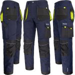 Delovne hlače do pasu PROFI NAVY GELB 2.0