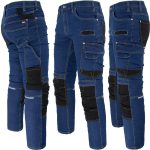 Delovne kavbojke iz elastičnega materiala JEANS STRETCH BLUE