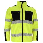 Odsevna delovna softshell jakna PRIZMAT YELLOW