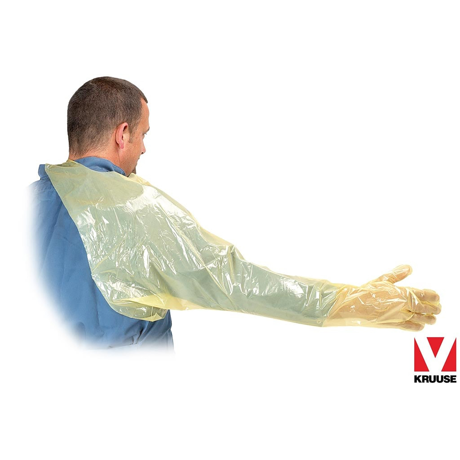 Rektalne veterinarske rokavice za enkratno uporabo KRUUSE, 95 cm, 50 kosov Rektalne veterinarske rokavice za enkratno uporabo KRUUSE, 95 cm, 50 kosov